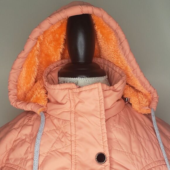 80s pink hooded ski jacket - Picture 6 of 14